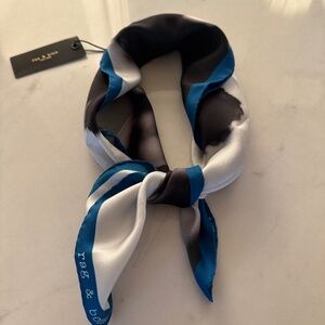Rag and Bone Dark Flower Archive Scarf - Bandana NWT